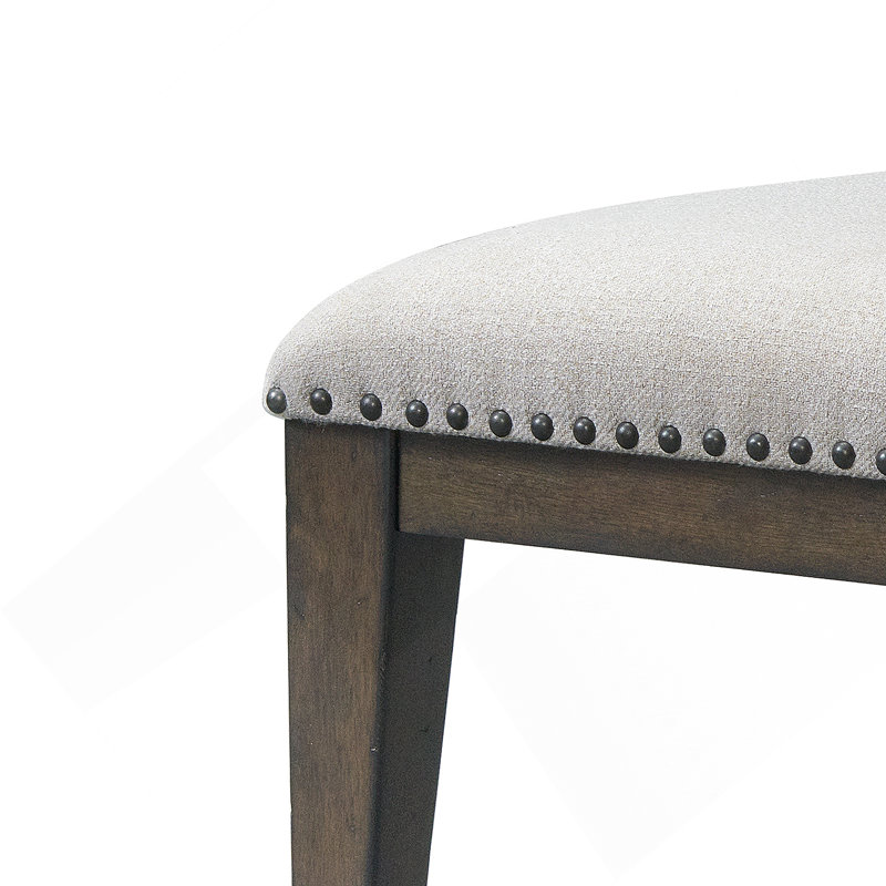 Ensemble de 2 chaises de salle à manger à garniture cloutée Grant