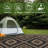 Shimeek Reversible Outdoor Mat, Waterproof Plastic Outdoor Mat, Black&Brown,Rectangle 6' x 9',Black Brown-2122151122-2146437191