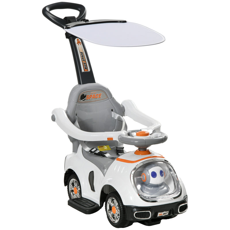 Freeport Park Push/Pull Ride On, White
