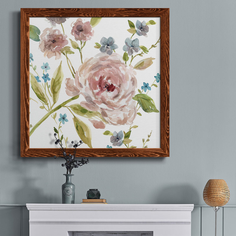 Wash up Bath - Peinture sur toile encadrée, Érable encadré, H 34,5 po x l 34,5 po x P 1 po