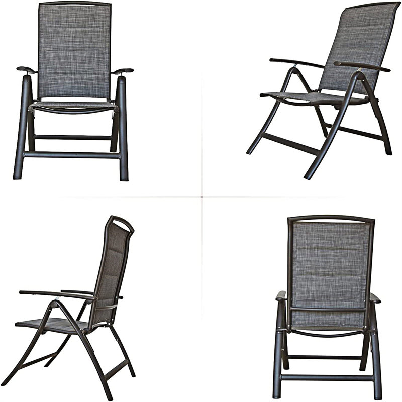 Ensemble de 2 chaises de patio pliantes