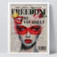 «Freedom Be Yourself Girl's Room» - Impression de cadre photo simple-98266830-98266836