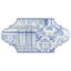 Carreau de porcelaine à motif de murs et de planchers 6 "x 13" Royal Garden Provenzal