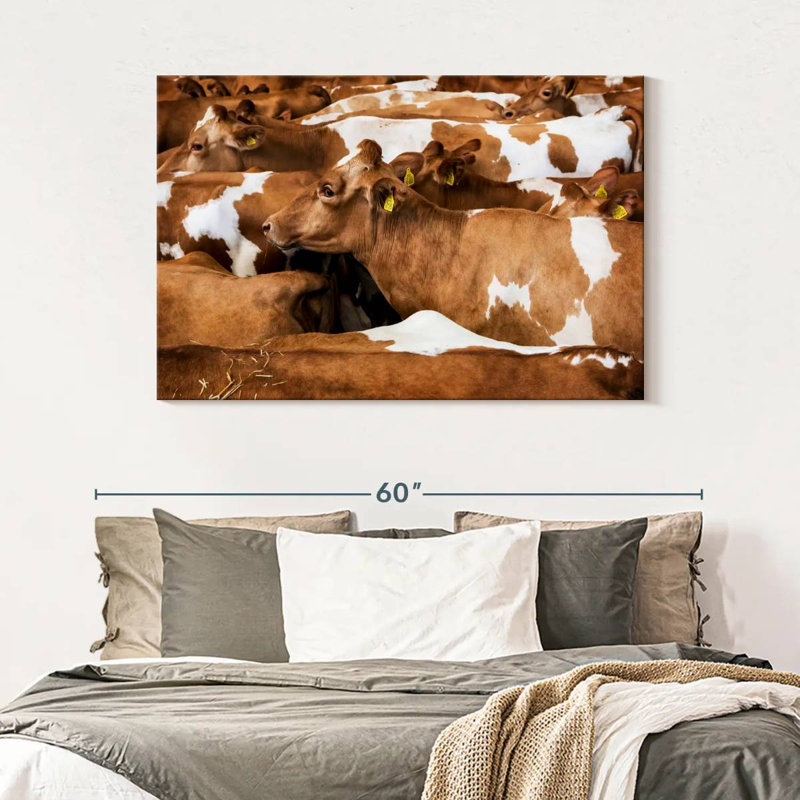 Brampt Guernsey Cows, 32" H x 48" W