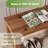 Farmhouse Brown Solid Wood Dining Bench
