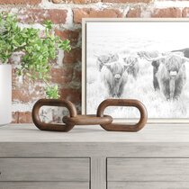 Handcrafted Wooden Chain Decorative Object