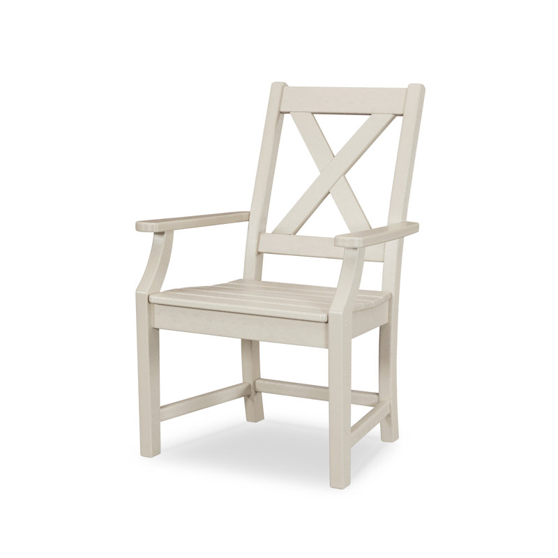 Chaise avec accoudoirs Braxton, Sable