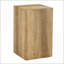 Table basse en bois aggloméré clair pour le salon, ambiance chaleureuse et polyvalente