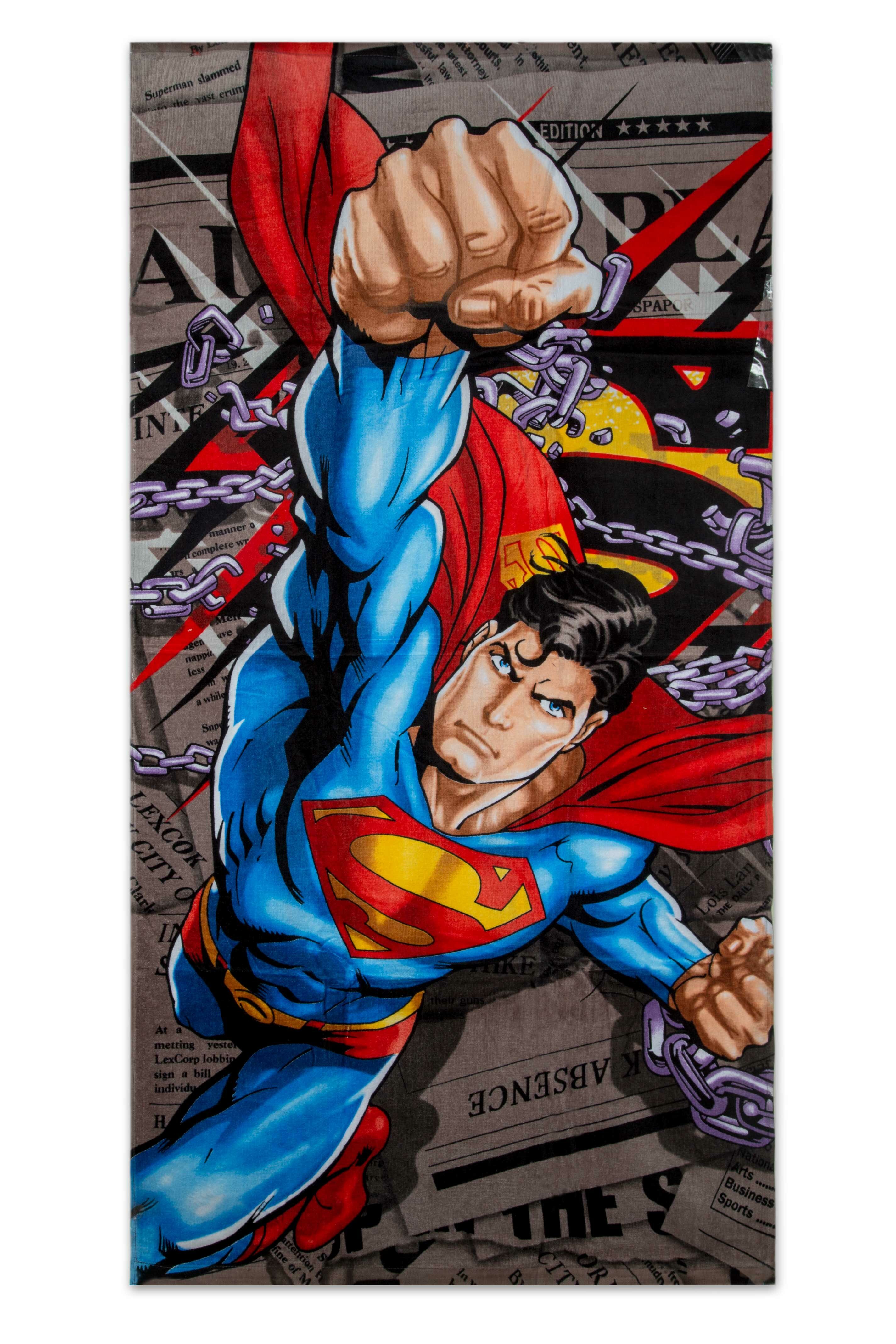 Superman 2025 beach towel