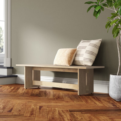 Banc en bois massif Dalina
