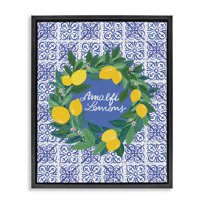  «Amalfi Lemons on Tile Canvas» par Be Ni La