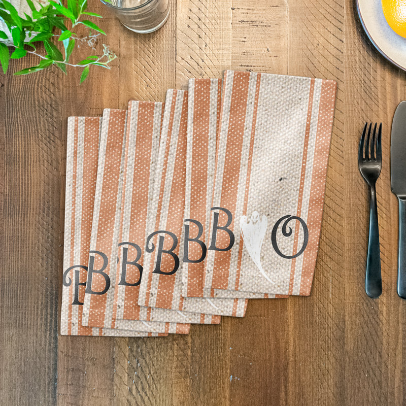 Daiquon Cotton Striped Square Napkin