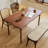 French vintage rectangular dining table-102381907