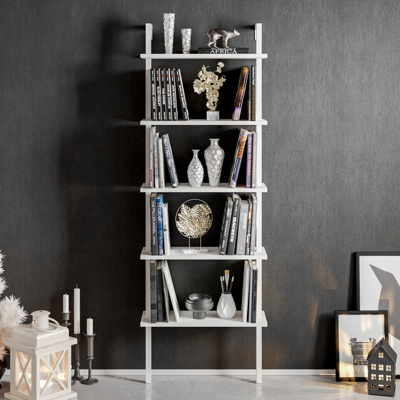 Innes 174cm H 60cm W Bookcase, White