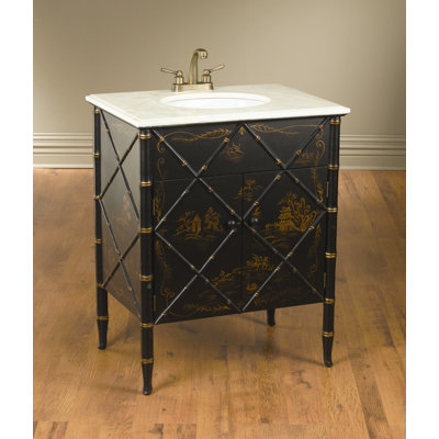 28.5'' Single Bathroom Vanity with Stone Top