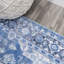 Abhirami Ornate Medallion Machine-Washable Blue/Navy Rug-1927502007