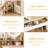 Sophisticated Makeup Table With 4 Drawers And 3 Different Lighting Modes For Bedroom Dressing Open Shelves Drawer Space