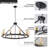10-light Wagon Wheel Chandelier