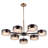 Candelaria 7 - Light Steel Dimmable Sputnik Sphere Chandelier