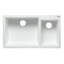 33.88'' L Double Bowl Granite Kitchen Sink-20524779