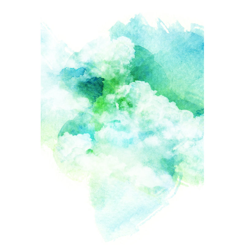 Illustration Of Cloud - Wrapped Canvas Painting, 61cm H x 91cm W