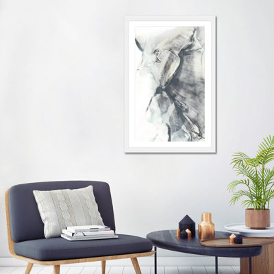 Reproduction d’art, "marbled Grey I" par Ethan Harper