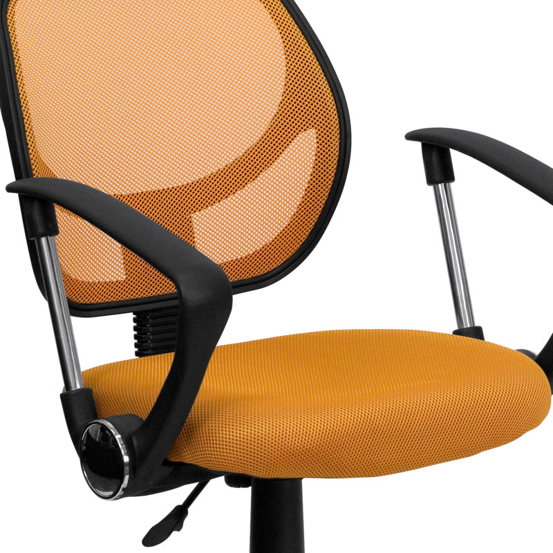 Chaise de bureau Wayfair Basics®, Orange, Inclus