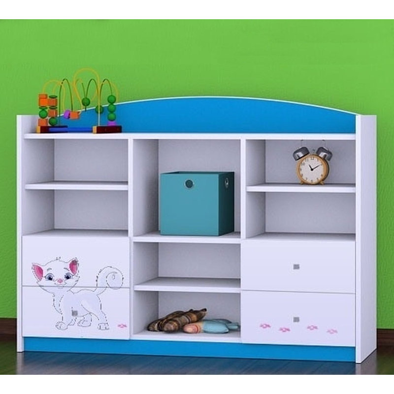 Laila 92cm H X 129cm W Animals Kids Cube, Blue