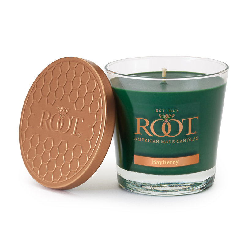 Bayberry Scented Green Beeswax Blend Jar Candle