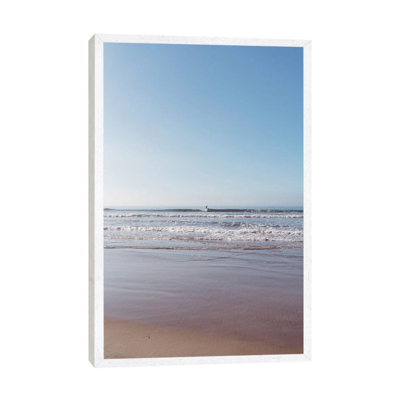 California Surfing V by Bethany Young - Print on Canvas, 101.6cm H x 66.04cm W x 3.81cm D, White Framed