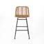 Set Of 2 Outdoor Wicker Barstools