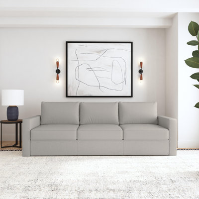 Flex 103"" Square Arm Modular Sofa with Reversible Cushions -  Flexsteel, 90223131301