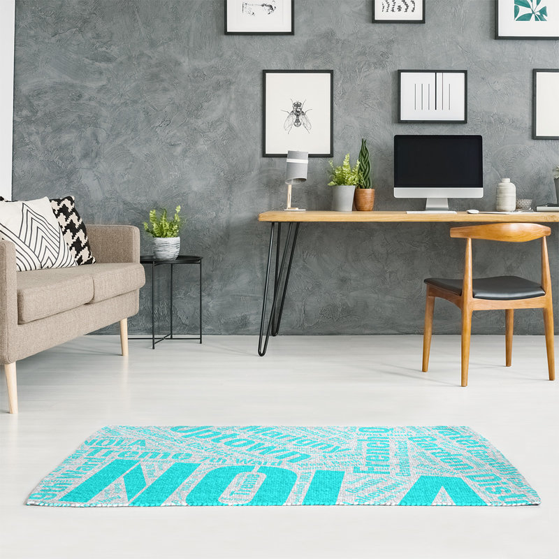 Chenille Indoor Rug, Rectangle 4' x 6'