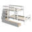 Loft Bunk Bed With Drawers And Ladder-578614729
