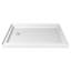 DreamLine Flex 36 in. D x 48 in. W x 74 3/4 in. H Semi-Frameless Shower Enclosure-38407162-38407163