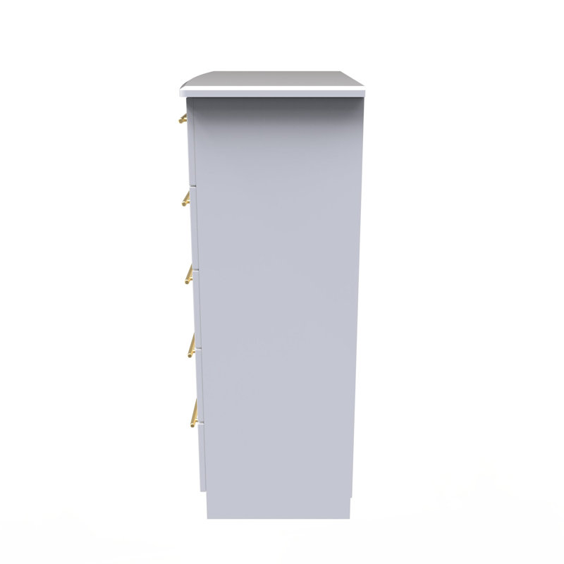 Behrad 77cm W 5 - Drawer Chest of Drawers