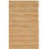 Tapis orange en jute / coton tissé à la main Doleman