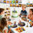Zootopia Birthday Tableware,128Pcs Zootopia Party Tableware Set