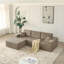 Canapé modulaire 110 po avec repose-pieds Cloud-1973056457