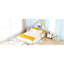 Lit double naturel avec tête de lit attrayante en bois de pin massif +, robuste, sans sommier tapissier, étapes de montage-532399911-532399909