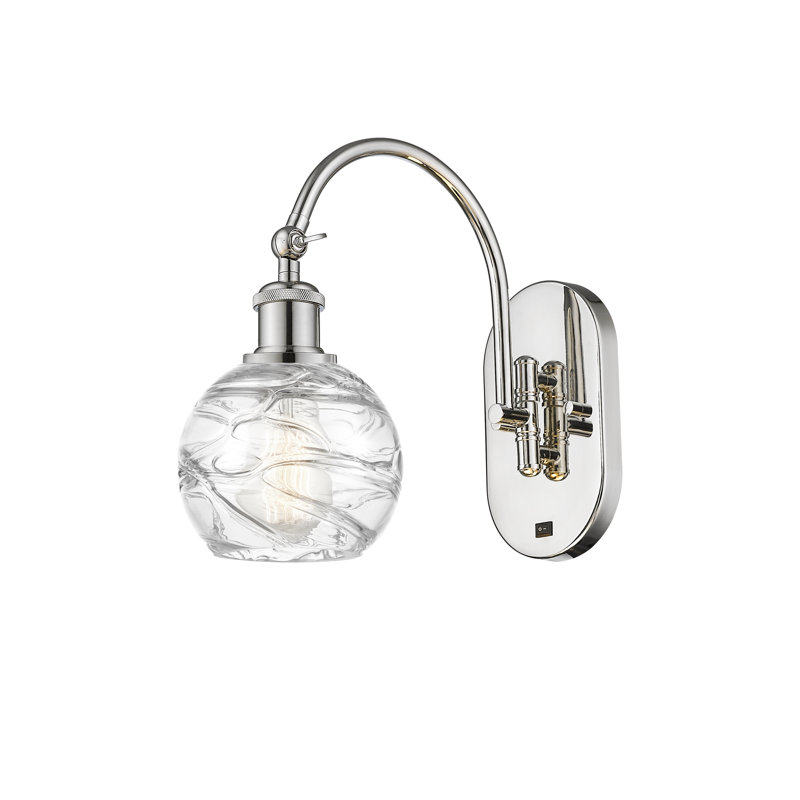 Bras pivotant en acier Essex, Ampoule non incluse, H 11,75 po x l 6 po x P 13 po, Nickel poli