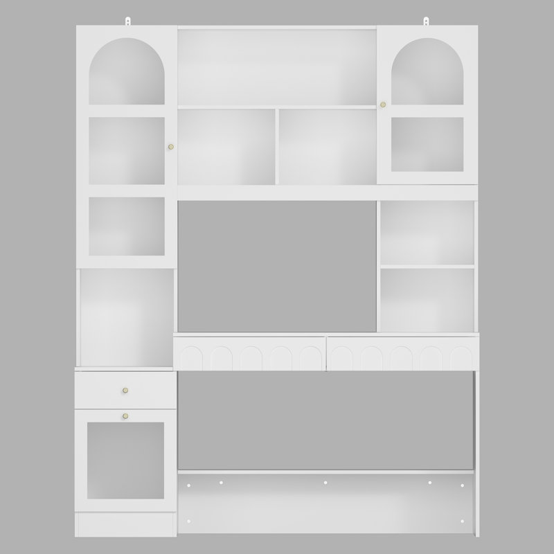 Carenza Computer Desk, White