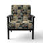 Chaise d'appoint florale Cobalt-6885873