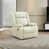 Beige Faux Leather