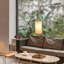 Luminaire suspendu cylindrique simple à 1 lumière