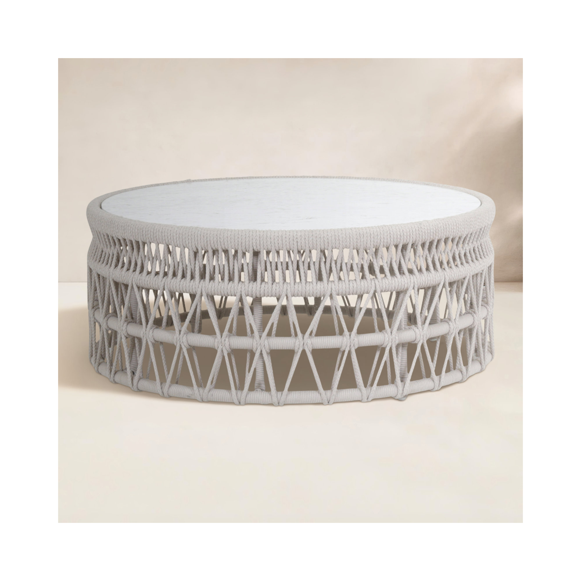 Wilkins 41.34'' Stone Outdoor Coffee Table