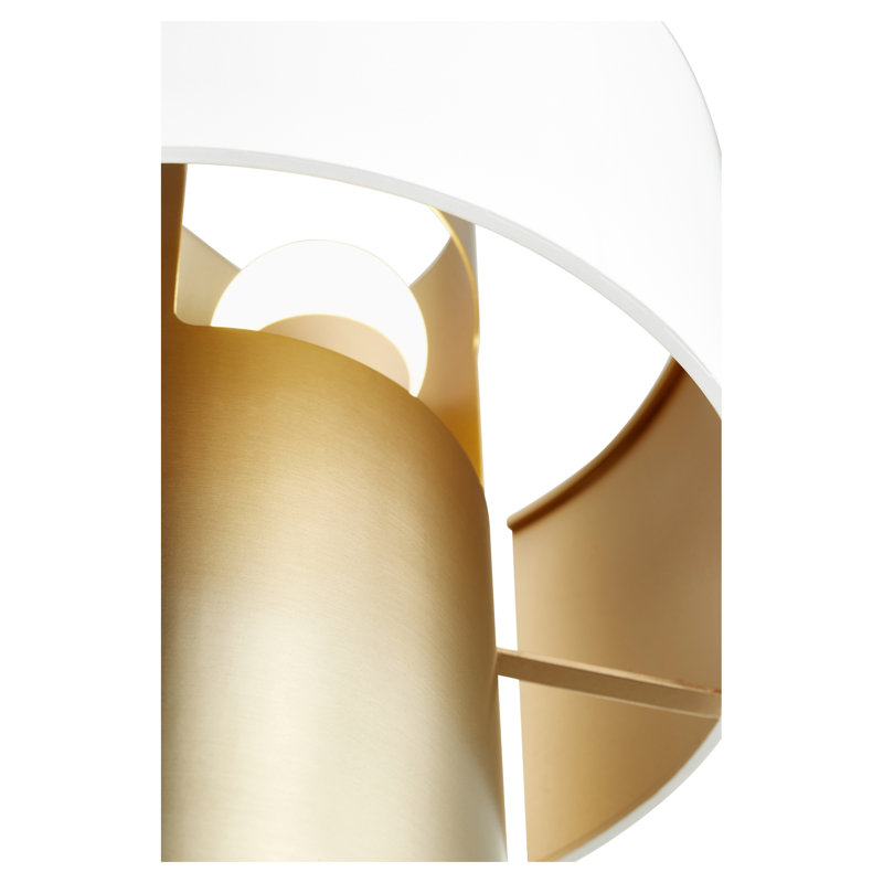 Oakhaven Steel Flush Mounted Sconce, White