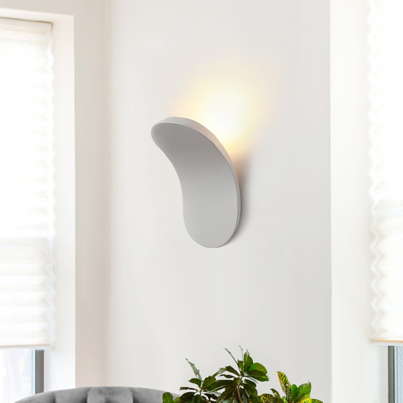 Rintoul LED Flush Mounted Sconce, White, 3000K