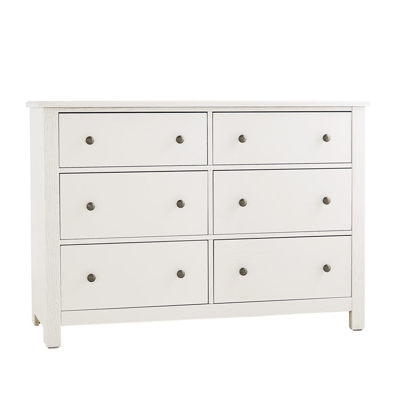 Dresser 10- 6 Drawers, White