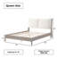 Lit tapissier en bois massif Chad-1773950069